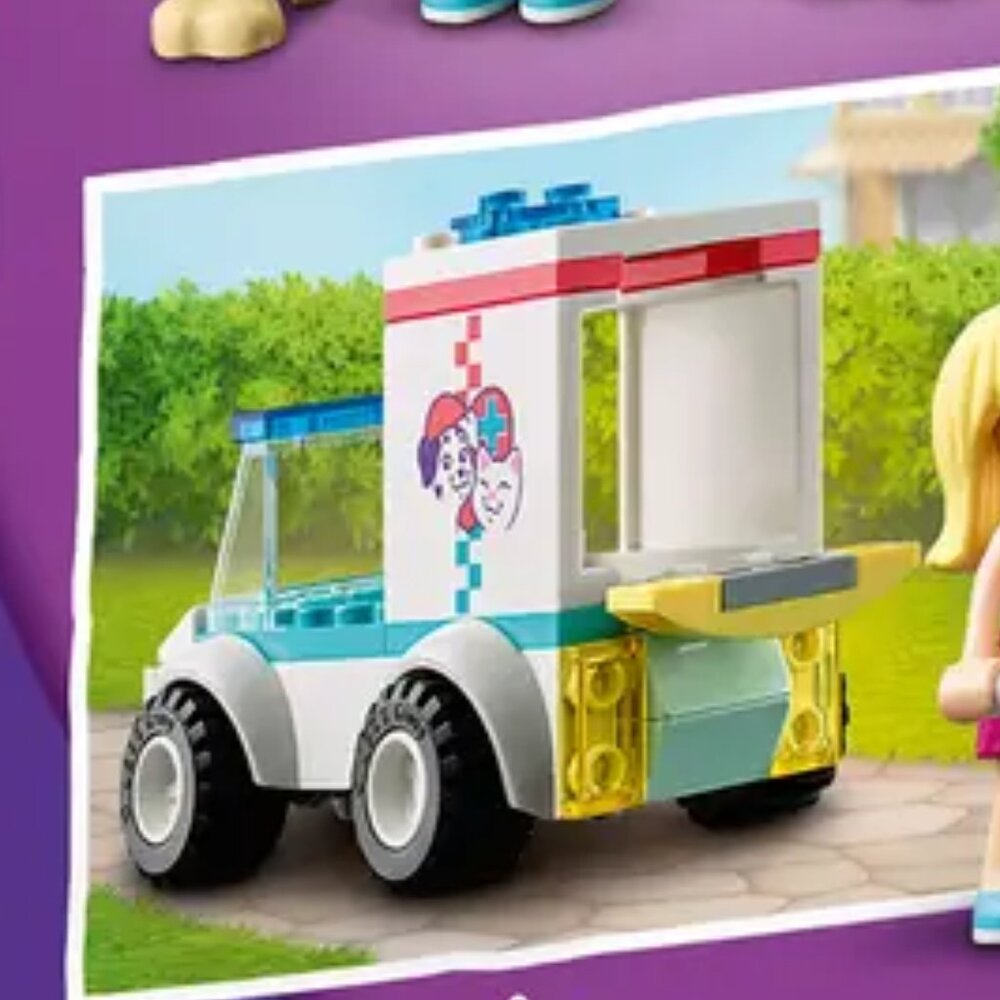 Lego Friends Pet Clinic Ambulance 41694 New In Box - Picture 8 of 15